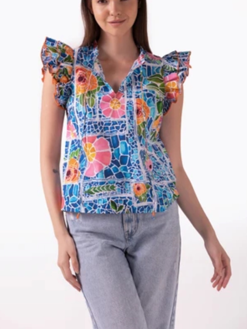 Celina Moon Posey Ruffled Top - Picture 5 of 6